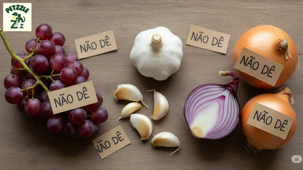 Alimentos proibidos para cães